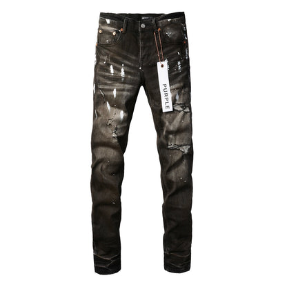 New Mens Spash-Ink Personality Fashion Jeans 9030