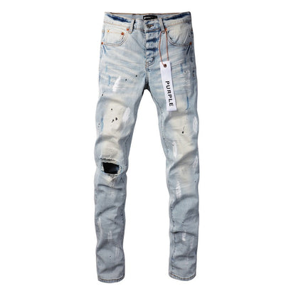 New Mens Splash-Ink Personality Fashion Jeans 9006