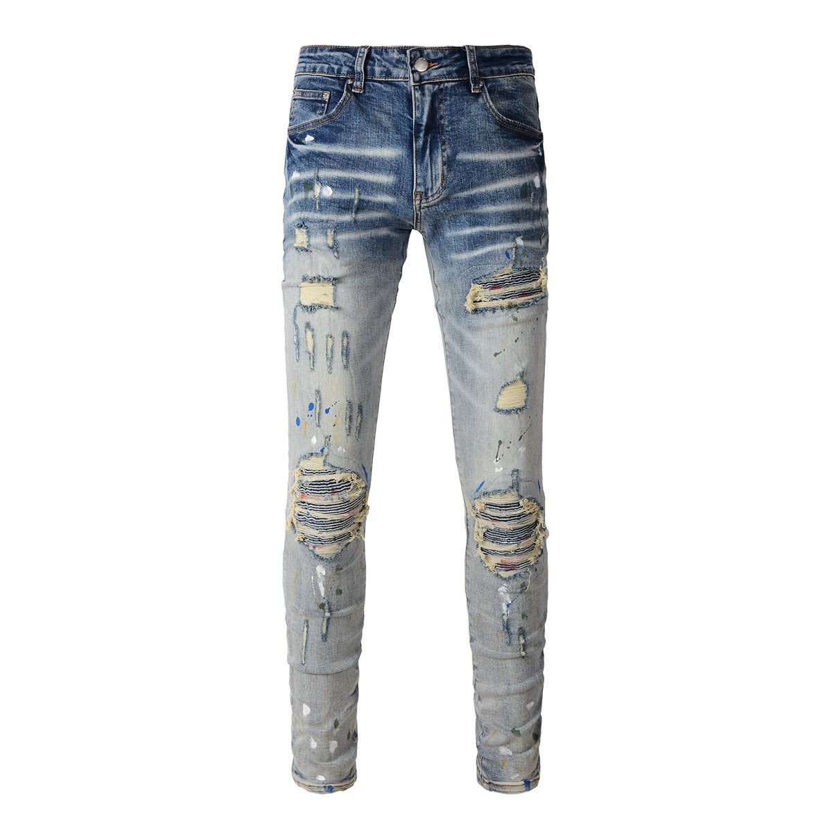 New Jeans Mens Splash-ink Personality Fashion Jeans