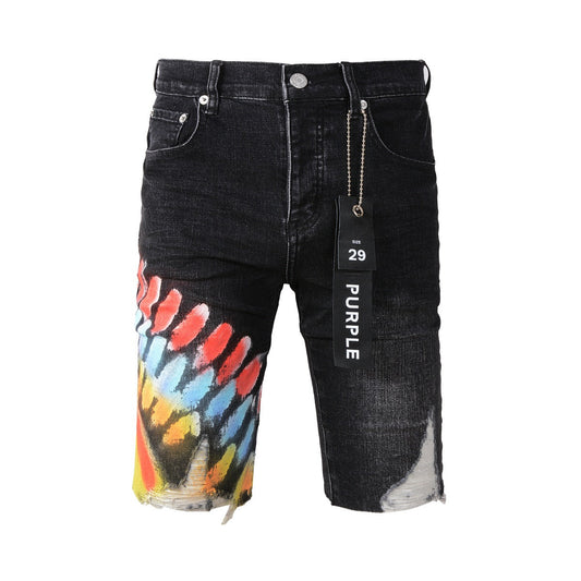 Black Jean Shorts 5085 with a Sleek Design for a Stylish Summer Look