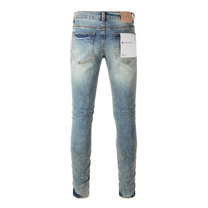 Jeans For Men, Designer Denim Trousers, Straight Leg, Retro Streetwear, Casual Sweatpants, Joggers Pants, 9015