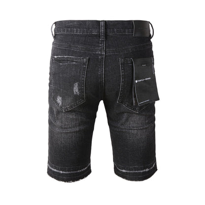 Black Jean Shorts 5083 with a Sleek and Modern Design for Summer